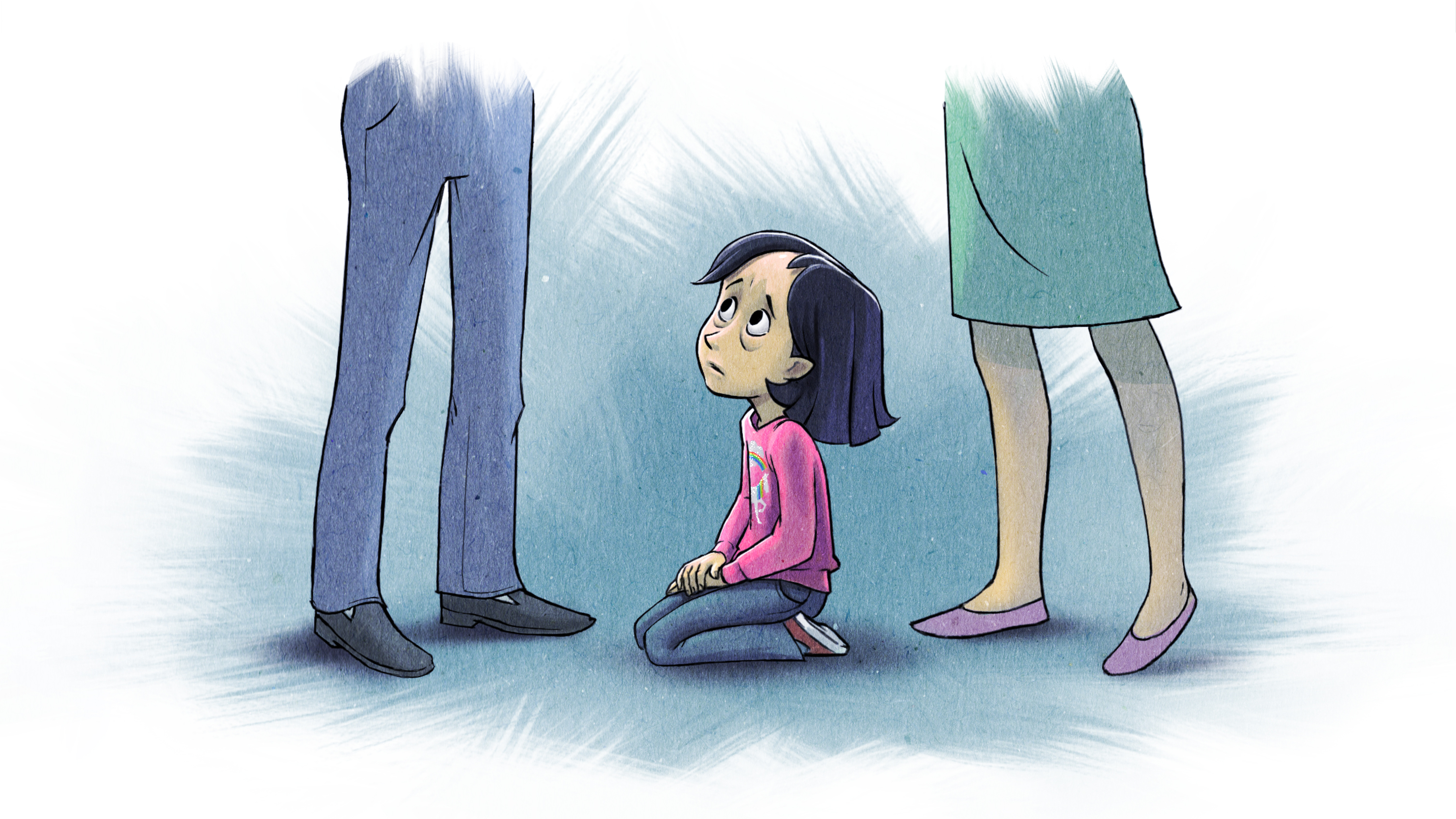 En kvinne og et barn