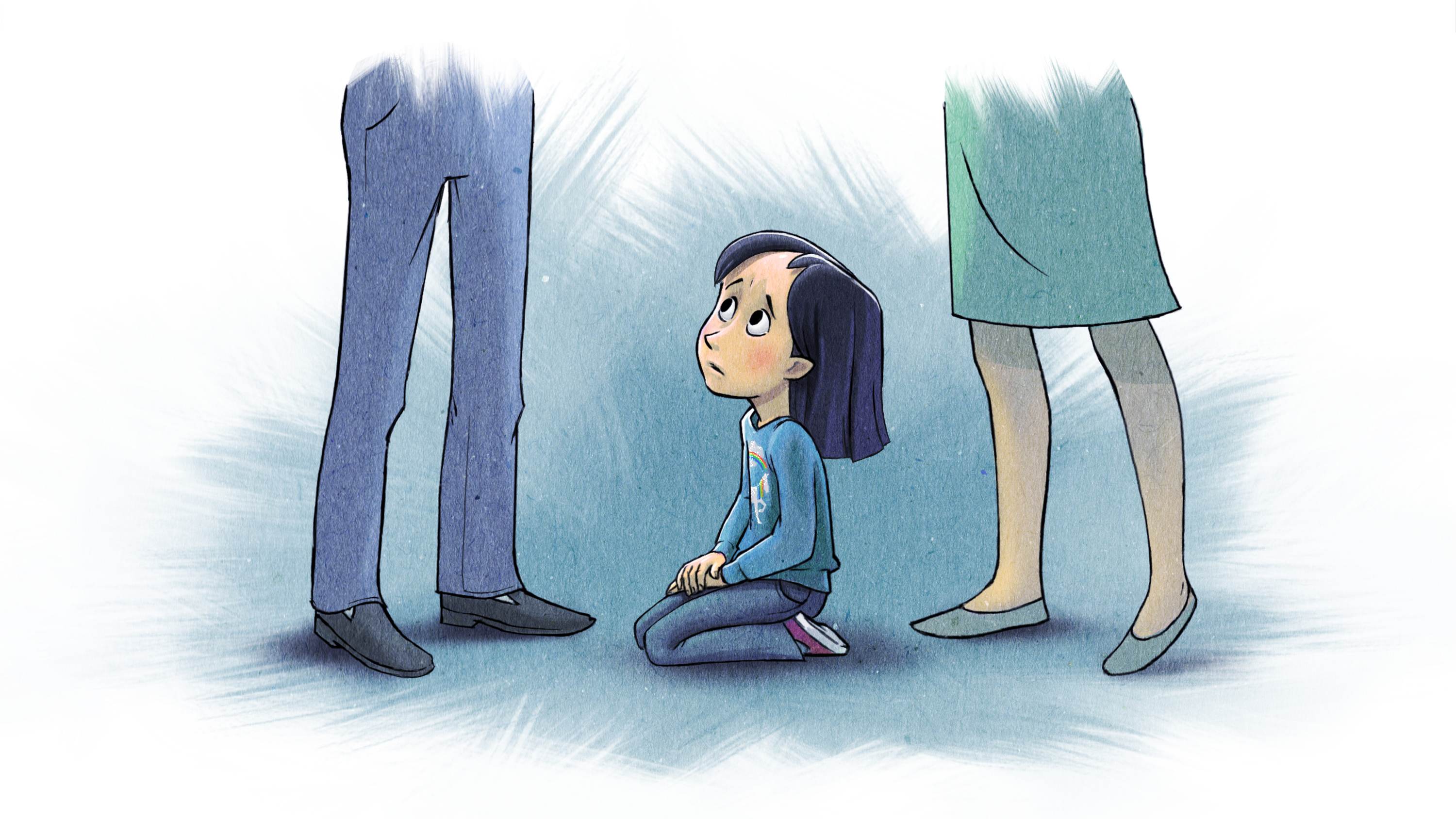 En kvinne og et barn