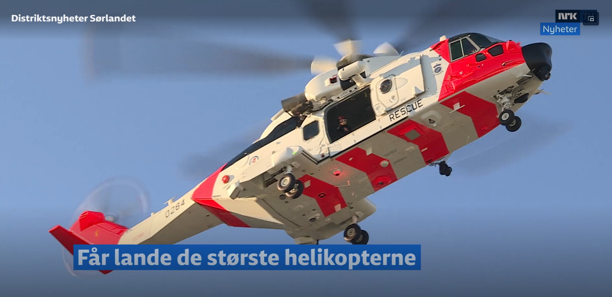 Et r&oslash;dt og hvitt fly