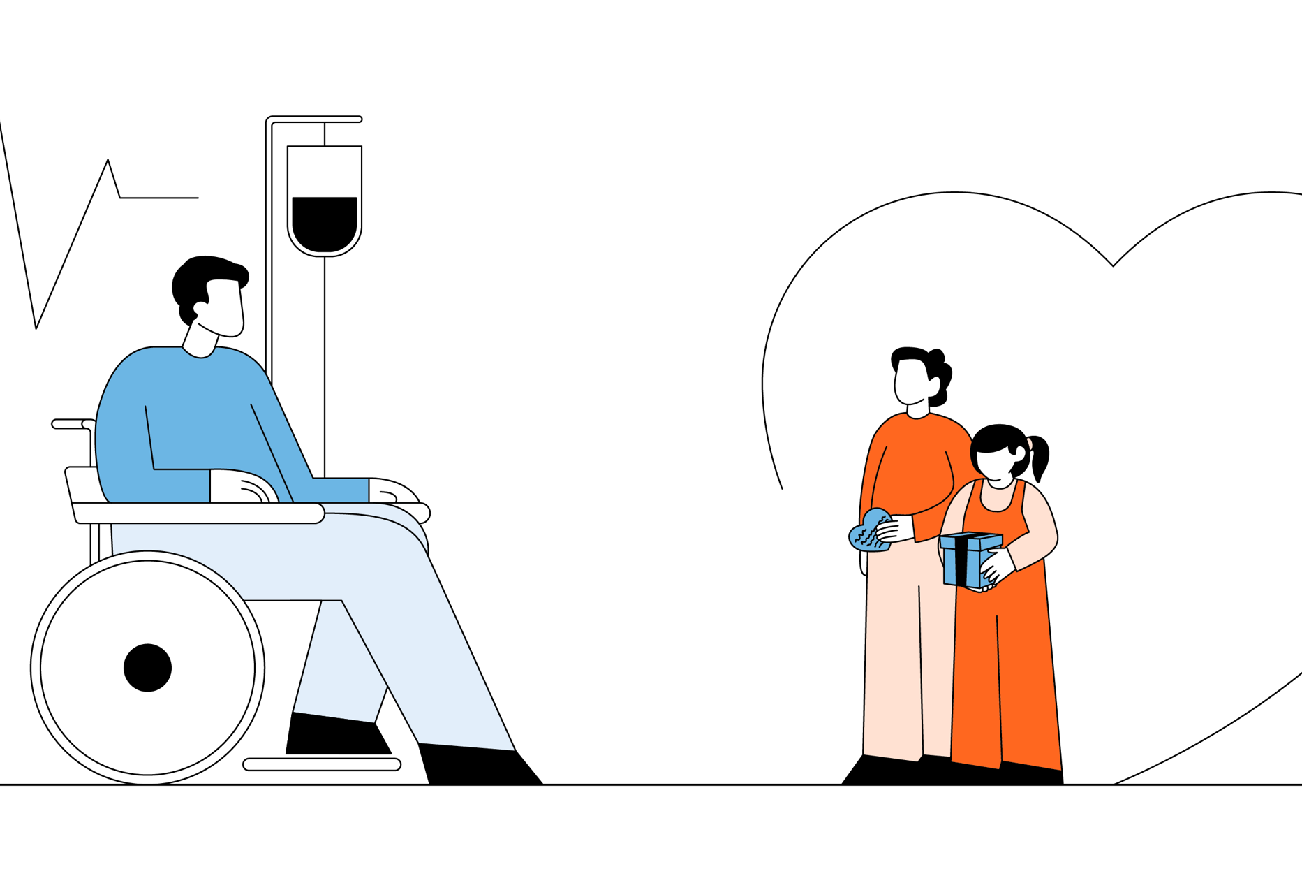 En person som står ved siden av en robot